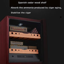 Cigar Cooler Humidor Sigaro 200 con Ripiani in Legno di Cedro Spagnolo Touch Control Display LCD Vetro Isolante Cavo a Doppio Strato