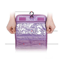 TREESTAR Sacco di Lavaggio Borsa da Viaggio Impermeabile Custodia di Grande capacità Caso Cosmetico Borsa Cosmetica per Il Lavaggio Portatile con Gancio per Uomini Donne Che Viaggiano (Blu Navy)