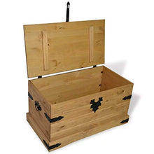 XINGLIEU Baule portaoggetti Marrone, Baule di archiviazione di Legno, Tavolo supplementare, 91 x 49,5 x 47 cm