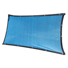 WXQIANG - Tenda parasole in poliestere, con foro in metallo, isolamento termico, anti-UV, protezione solare, isolamento termico, colore: blu, dimensioni: 2 x 5 m