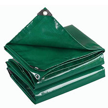 MTYLX, telo di tela per protezione solare, impermeabile, per piscina, 500 g/m², verde, 4,8 × 6,8 m