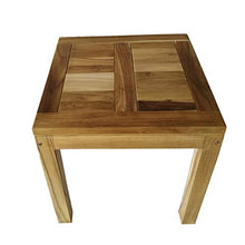 CHICREAT T80859 Teak, Circa Tavolo da Giardino in Legno Massiccio, 50 x 50 x 50 cm, Marrone