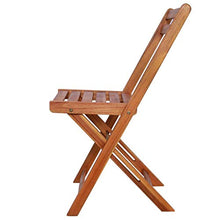 Festnigh Set 2 pz Sedie da Giardino Pieghevoli in Legno Massello di Acacia 40x51x80 cm