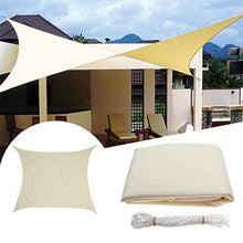 VHGYU Vele Parasole Tenda da Sole Quadrata Tenda da Giardino A Vela Tenda da Giardino Resistente all'Acqua UV