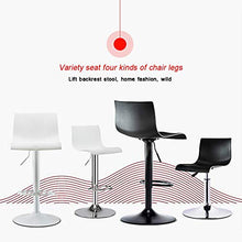 IG Moderno Casual Seggiolone Girevole Sgabello Sgabomare Seggiolone con Poggiapiedi; Base per Cucina Pub Sgabello | Design Moderno Artistico in Ferro | Carico Massimo 150 Kg | Altezza Regolabile 60-8