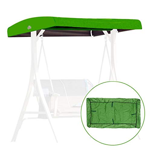 QOTSTEOS Tettoia di Ricambio Impermeabile Tenda da Sole per Esterni Coperture per Altalena da Tetto per Altalena 2 e 3 posti Altalena da Giardino Copertura Superiore Altalena da Giardino Amaca Tetto