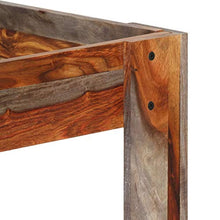 SKM Giroletto in Legno Massello di Sheesham 200x200 cm (28.35kg)