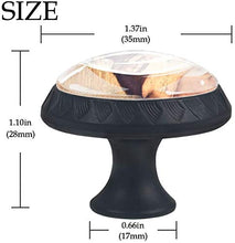 Alce Pomelli per Porta Set di 4 Pomelli per Mobili Manopole per Cassetti Cucina Armadio Vetro