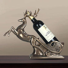 Elegante Semplicità Alce Europeo e Americano Portabottiglie Raffreddatore Di Vino Decorazioni per la Casa Scaldamani Regalo Di Matrimonio Mestieri in Resina Ornamenti Fatti a Mano Animali Rame Bello