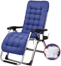 Zero Gravity Lounge Chair Patio Recliners Patio Deck Chair Pieghevole Regolabile reclinabile con portabicchieri e poggiatesta (colore : sedia b+cuscino d)-sedia B+cuscino C
