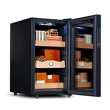 WRJY Umidificatori Smart Touch Armadietto per sigari Armadio per sigari per Uso Domestico Refrigerazione Elettronica Armadio idratante in Legno di Cedro Scaffale in Legno di Cedro (Colo