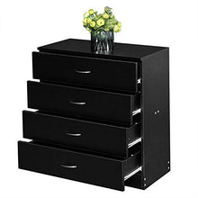 Infilm, cassettiera moderna in legno con 4 cassetti, per camera da letto, armadio, ingresso, corridoio, stanza dei bambini