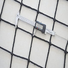 WaiMin Scale for bambini Balcone Resistente alla frantumazione Rete di sicurezza Rete di protezione Rete nera Anti-gatto Decorazione da parete Rete Protezione netta for bambini 100x100mm Maglia 4mm Co