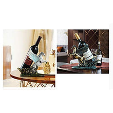 PZW Semplice e Creativo Portabottiglie da Terra in Metallo Versare Scaffale per Vino Divisore per Vino Creativo Rotativo a 4 Teste per Bar da Cucina (24,5 * 24,5 * 51 Cm) A