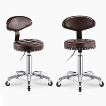 Poltrone Nubao Barber Chair Parrucchiere Sedia da Barbiere Sgabello di Sollevamento Retro presidenza Bellezza Sgabello, Blu (Color : Darkgreen)