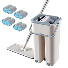 SSAYY Spray Mop Mop per Pulizia Magica Mop per Pulizia A Mano Libera Mop in Microfibra con Secchio Mop per Spremitura Piatta   Panno Pulito per Cucina di Casa