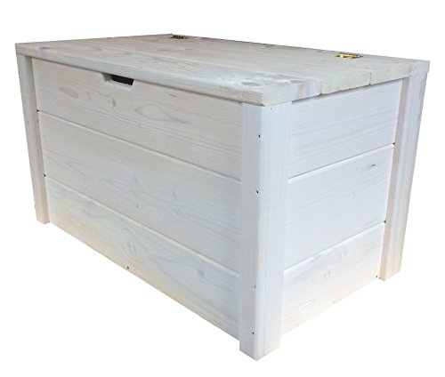 TOTAL WOOD 2012 Cassapanca Baule Contenitore Porta Legna Porta Oggetti in Legno 70x40x40 CM