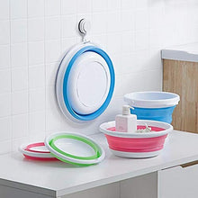 Portable lavaggio multifunzionale Round Up Bowl esterna Bagno Lavabo pieghevole benna Bacino portatile pieghevole Lavabo for uso domestico lavanderia lavaggio dell'automobile Camping viaggio Lavabo fo