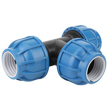 Connettore di plastica del T degli accessori 50mm del tubo dell'acqua del PE di NCONCO per il collegamento del tubo