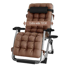 Azyq Lettino Prendisole Reclinabile Sedie Reclinabili Giardino Esterno Patio Relax con Cuscino, Lettino Prendisole per Prendere il Sole in Spiaia, Supporto 440 Libbre