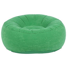 Divano Gonfiabile per Il Tempo Libero, Divano Singolo per Interni per Esterni, Balcone da Giardino ergonomico Pieghevole in PVC per Regalo Soggiorno(Light Green)
