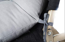 Yzzlh - Cuscino di ricambio per sedia reclinabile da giardino, spesso imbottito, per viaggio/vacanza/interno/esterno (blu navy)