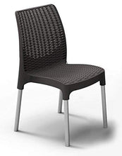 Keter Set Balcony Chelsea, Set Mobili da Esterno in Rattan 2 Sedie e Tavolino con Superficie Liscia, Grafite