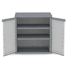 Terry, Jumbo 900 Wave, Armadio da Esterno Interno a Due Ante, 2 Ripiani Interni Regolabili. Materiale: Plastica, Dimensioni: 89,7x53,7x94,5 cm