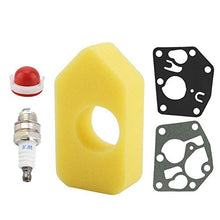 Rockyin Filtro Aria Candela guarnizioni for Briggs & Stratton 795083 698369 694.394