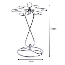 LXH-SH Cremagliera del Vino Titolare Nana Metallo Calici, Tavolo Calici Stendino Holder Standing Wine Cup Organizer 16.1x16.1x32.8cm scaffali Vino contatore