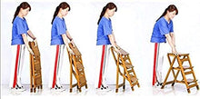 YZH Scale Portatili Leggere 3 Step Ladder Sicurezza Non Slip Mat Pieghevole Pieghevole Pieghevole Cucina Sgabello Giardino Domestico Garden Tool Fai da Te (Color : B)