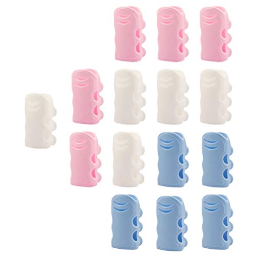 Cabilock 15Pcs Staffa per Doccia in Silicone Supporto per Soffione Doccia Portatile Ventosa Non Poroso Riposizionabile da Parete per Bagno Fisso Supporto per Montaggio Fisso per Adulto