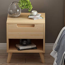 WALNUTA Comodino Minimalista Nordico, Armadio Moderno in Legno massello per Camera da Letto Minimalista
