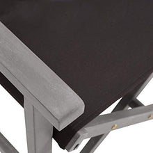 Festnight Sedia da Regista Pieghevole in Legno Massello di Teak da Giardino/Patio/Balcone per Esterno 55 x 56 x 88 cm