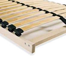 mewmewcat Rete a Doghe 7 Zone con 28 Doghe in Legno FSC 90x200 cm