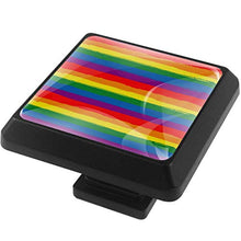 Strisce arcobaleno 3 PCS Pomelli per Porta, Pomolo per Mobile, Pomelli per Mobili con Viti, Maniglia per Armadietto, Pomelli per Porta, Pomelli per Cassetti per Porta, Armadio, Cassetto e Credenza