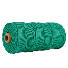 Macrame Corda 3mmx100m,Filato Macrame Cotone,Fatta a Mano Corda Macramé, Filato Macrame Naturale per DIY Maglieria Artigianale