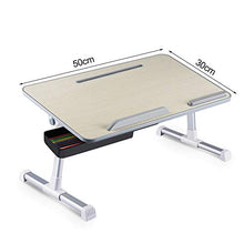 jiaju Tavoli da Picnic Tavolo Pieghevole, Portatile Pieghevole per Laptop Desk Studio Regolabile Tabella Taccuino Desktop Standing Ergonomico Mobile Mobile Lazy Lap Tray per Lettura del Letto