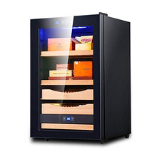 Humidor per Sigari Elettronici, Vetrina Refrigerata per Uso Domestico con Temperatura E umidità Costanti da 70 Litri, Porta in Vetro Temperato, Autoportante, può Contenere 400 Sigari