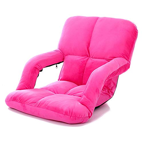 Sedia da terra regolabile, poltrona singola con sedile pieghevole con supporto posteriore Comodo sedile imbottito for bambini da utilizzare come sedia da gioco, sedia da meditazione Yoga o campeggio