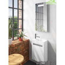 Kit Mobile lavabo RIHO & SLIMLINE SET 65 in legno laccato satinato, 80 x 38 a 60,5 cm