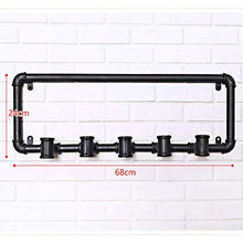 LHQ-HQ Wine Holder Wine Rack Ferro battuto a Parete della cremagliera del Vino della Decorazione della casa del Vino Rack di stoccaggio Sicuro e Stabile Titolare Antiscivolo Wine - 5 Bottiglie
