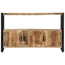 SKM Armadietto 120x30x75 cm in Legno Massello di Mango