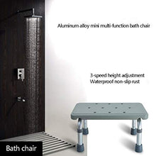 Sgabelli Mobili da Bagno Bagno per Bambini Vasca Alluminio Multifunzionale Sedia da Bagno Step Altezza Regolabile, capacità di Carico 130kg