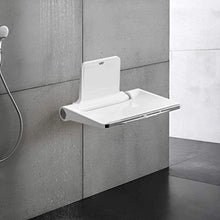 Sgabello da doccia Bagno sgabello a parete Bagno sgabello pieghevole Doccia sede in acciaio inox Bagno di sicurezza Sgabello sedia a ribalta Sgabello con gambe Doccia soggiorno presidente Spa banco o
