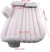 Lettino da viaggio Lettino da viaggio Car Bed, Air Car materasso della base di corsa Materasso gonfiabile Materassino gonfiabile, sedile posteriore dell'automobile copertura gonfiabile cuscino del div