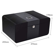 ZYING 2-Layers Cigar Cabinet con igrometro e umidificatore Black Classic umidificatori for Club Home Page Cigar Box