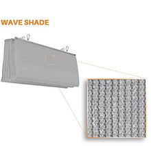 GDMING Vela Ombra Retrattile 230gsm Robusto Onda Fodera in Poliestere Protezione Solare Acqua E Aria Permeabili per All'aperto Terrazza Pergola Piscina Copertura, Personalizzabile