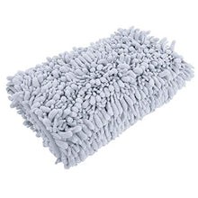 Tappetino assorbente per l'acqua da bagno Tappetino antiscivolo per soggiorno per balcone per camera da letto(Light gray)