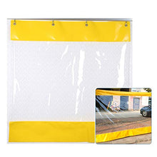 GDMING Trasparente Tenda Divisoria, Telone Impermeabile Robusto Ombrelloni Baldacchini Ombra Rifugi Gazebo Foglio di Vinile in PVC con Occhielli, Personalizzabile (Color : Chiaro, Size : 3x4m)